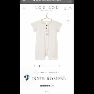 Lou Lou and Company romper 6-12 months (new)